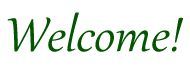 Home Page Welcome!